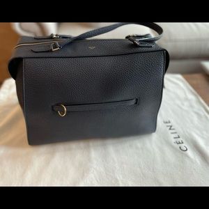 Céline Ring Bag deep navy. Fits 13" laptop! Like new